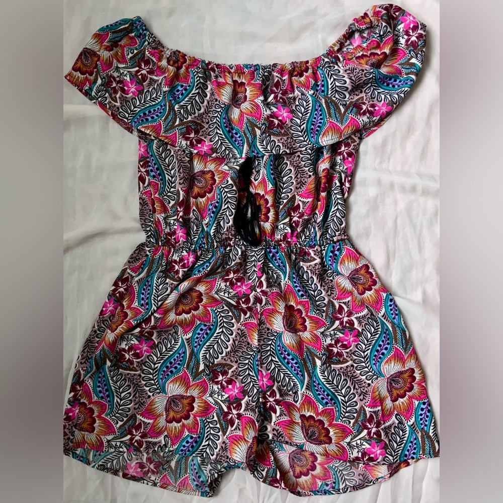 Xhilaration floral romper